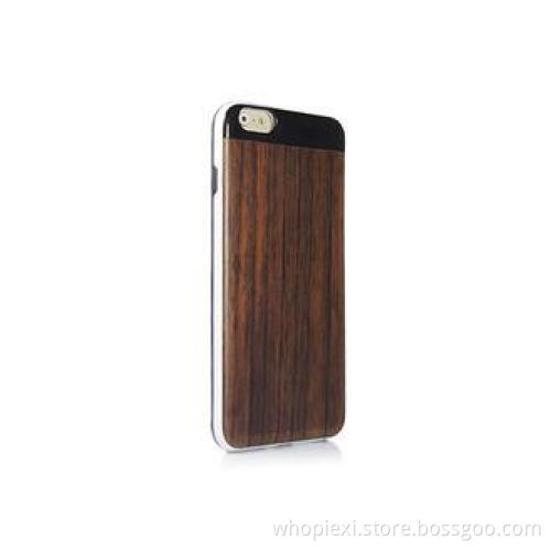Eco-friendly Wooden Cell Phone Case black walnut with PC s
